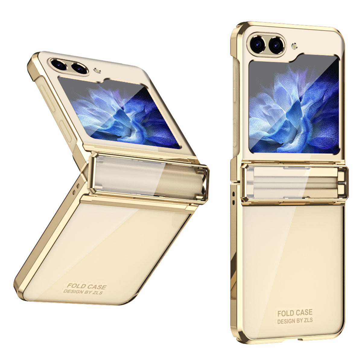 For Samsung Galaxy Z Flip5 5G Shockproof Hard PC Cover Electroplating Phone Protective Case Built-In Glass Film For Samsung Galaxy Z Flip5 5G Shockproof Hard PC Cover Electroplating Phone Protective Case Built-In Glass Film